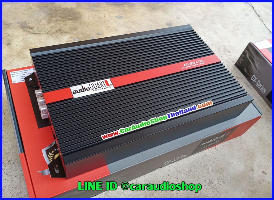 แอมป์ 4 CH ราคาประหยัด AUDIO QUART 560.4 GX