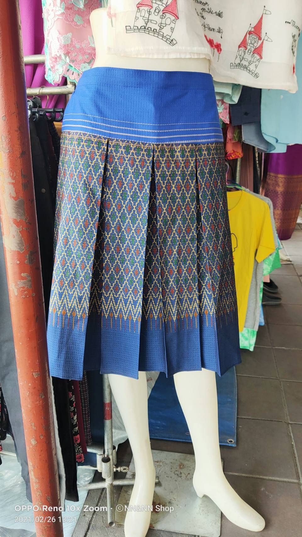NNandNN Shop 6 0001 กระโปรงจีบทวิส หลายสี 34