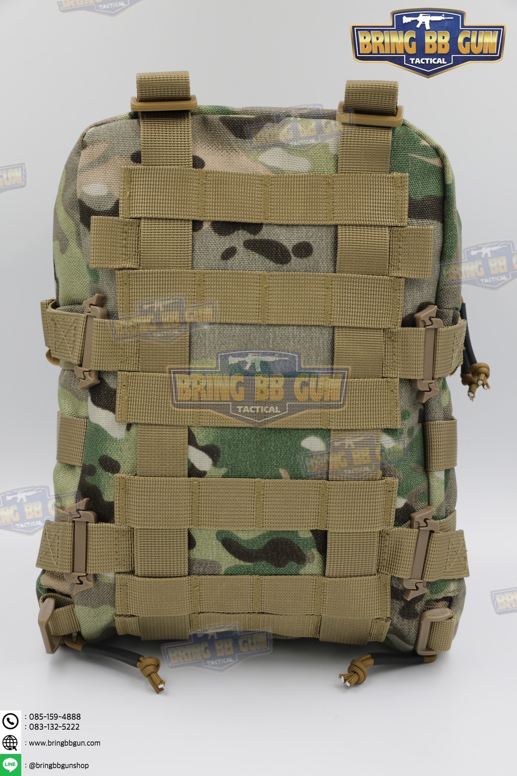 กระเป๋าติดเวส รุ่น MHP (กระเป๋าติดหลังเสื้อเวส) (Mini Hydration Pack) (Hydro Pack) (Back Panel Tactical Supplement)