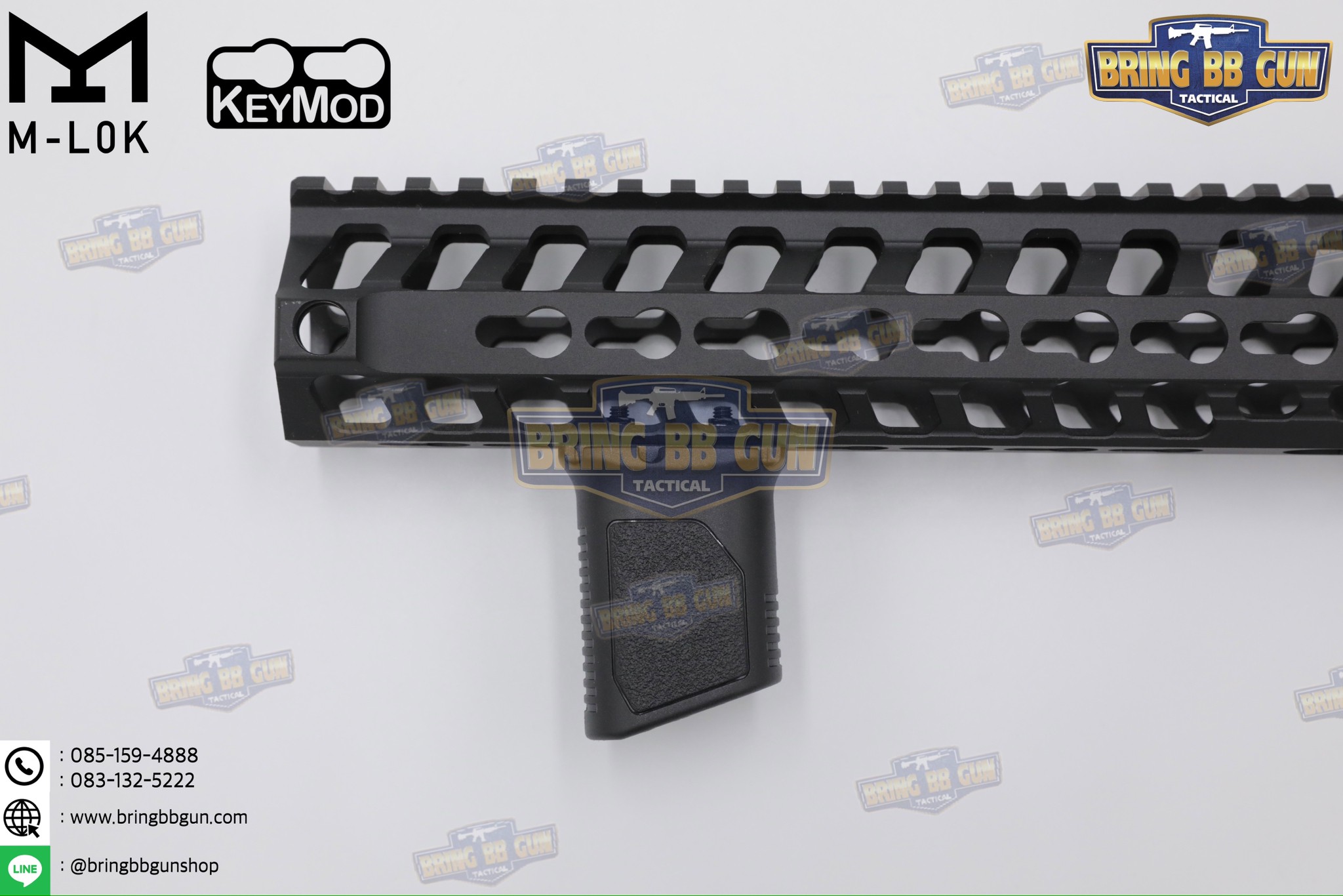 กริ๊ปมือหน้า STRIKE AVG (รุ่นสั้น) (ใช้ได้กับชุดหน้าระบบราง M-Lok และ ระบบราง Keymod เท่านั้น)