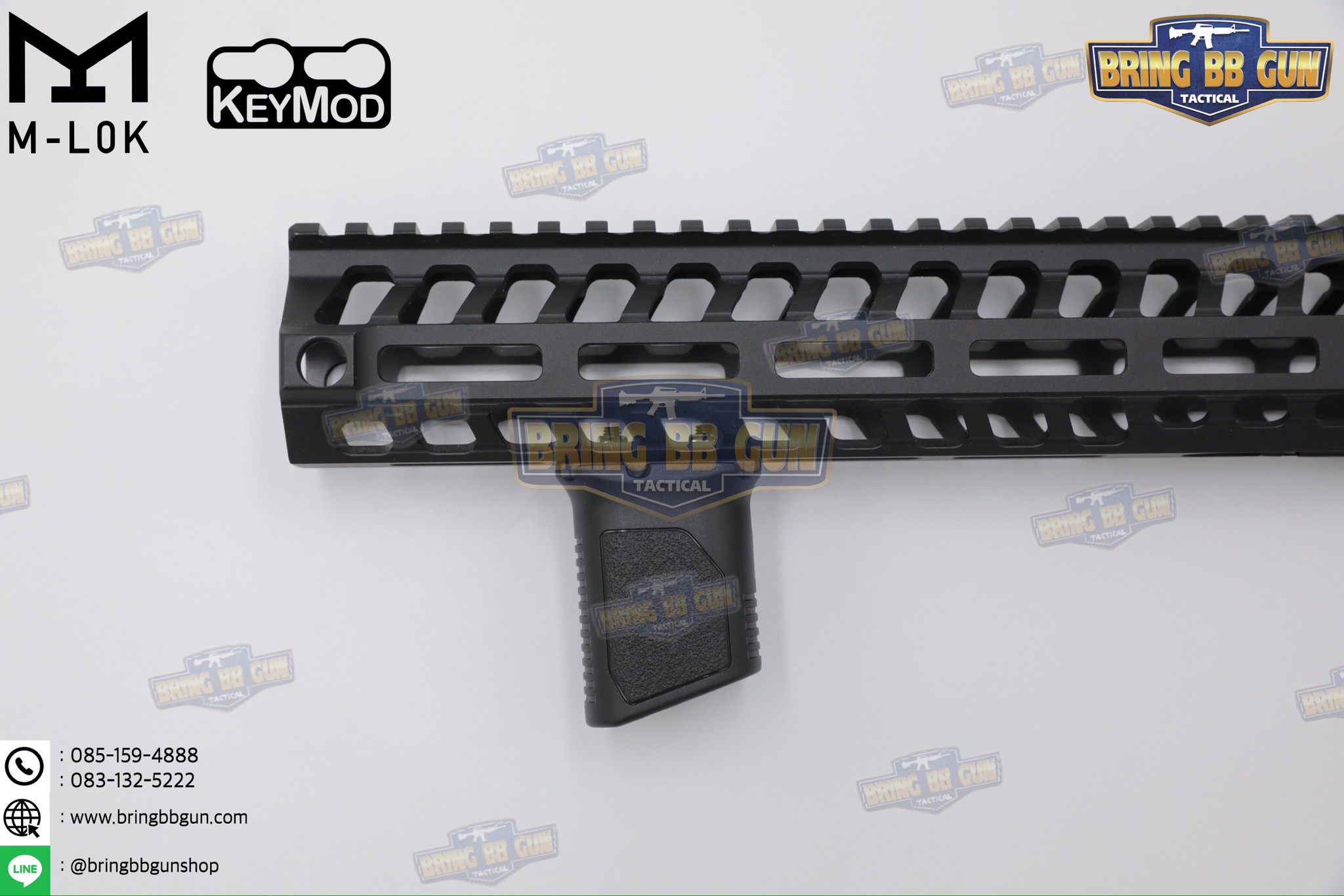 กริ๊ปมือหน้า STRIKE AVG (รุ่นสั้น) (ใช้ได้กับชุดหน้าระบบราง M-Lok และ ระบบราง Keymod เท่านั้น)