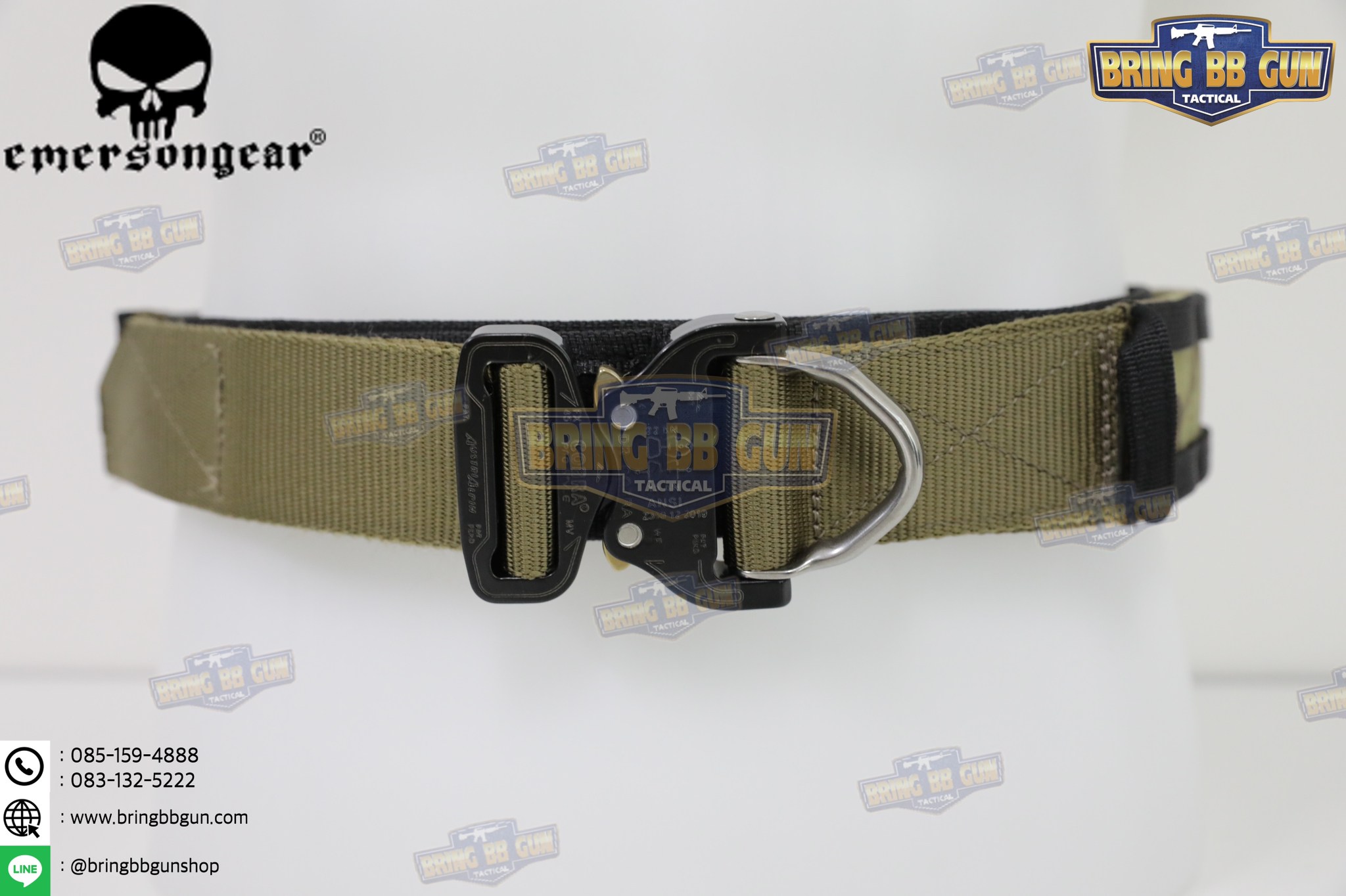 เข็มขัดยุทธวิธี รุ่น Cobra 2ชั้น (EmersonGear COBRA 1.75-2inch One-pcs Combat Belt) (Battle Belt) (War Belt)