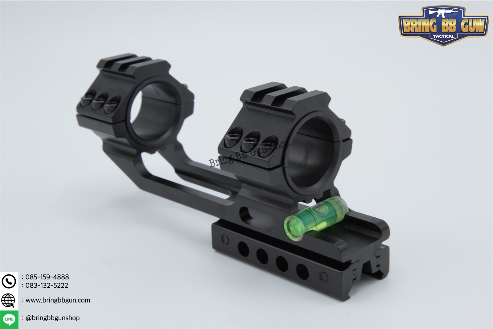 ขาจับกล้อง ราง11/20mm. ขนาดวง 25 และ 30mm (รุ่นB2)