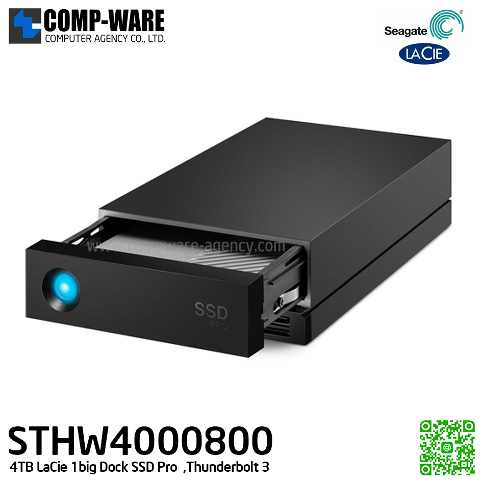 Seagate LaCie 4TB 1big Dock SSD Pro Thunderbolt 3 (STHW4000800) 5Years Warranty // สั่งซื้อขั้นต่ำ MOQ = 2 unit