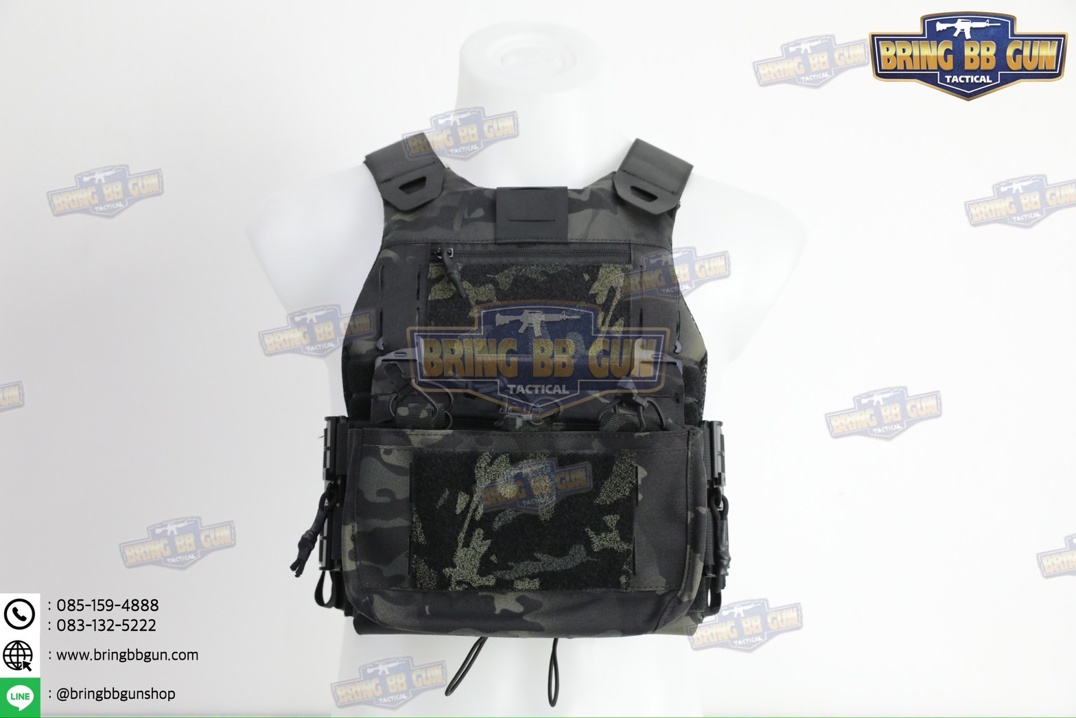 เสื้อเวส FCSK 3.5 (เสื้อเวส FCSK 3.0 + เพ้าแม็กกาซีน DOPE (5.56 แบบ3ช่อง)) (FCSK 3.5 Plate Carrier) (FCSK 3.0 + DOPE (5.56 แบบ3ช่อง))