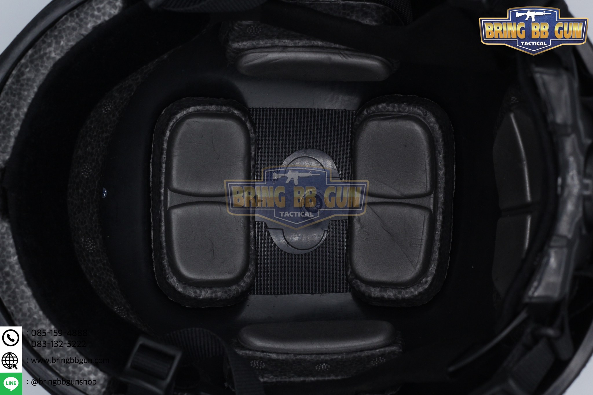 หมวก Fast ปรับท้ายทอยได้(หมวกฟาส) (Fast Helmet MH type) รุ่น Upgrade Version No holes ปรับรัดท้ายทอย