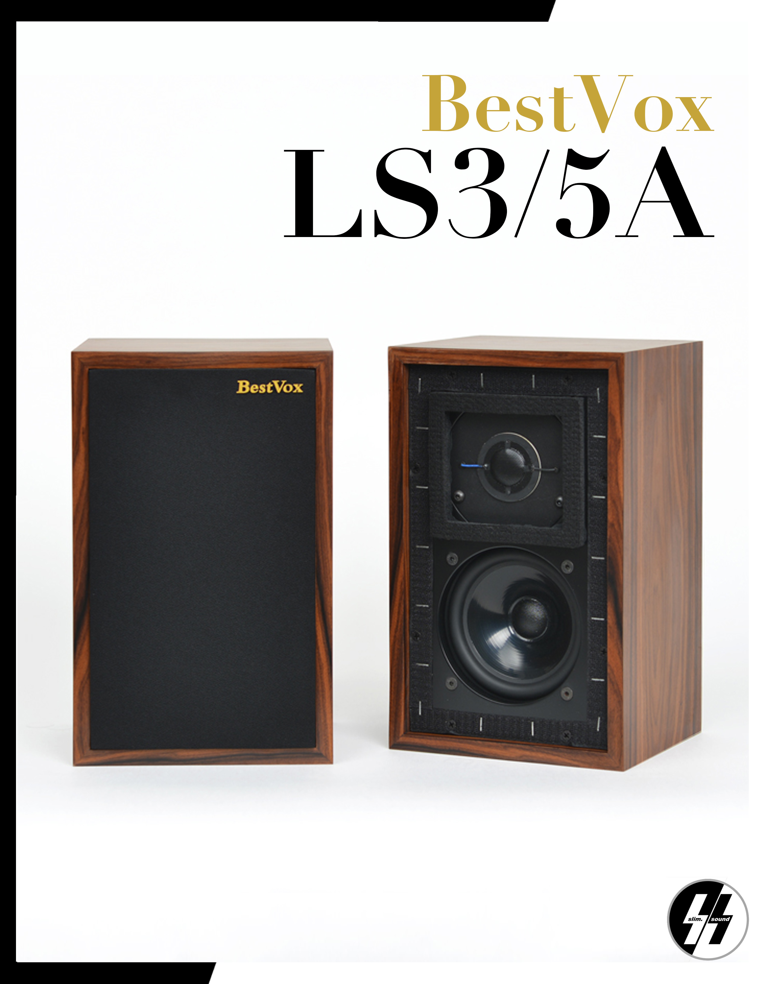 ลำโพง | BestVox - LS3 / 5A | Monitor Loudspeaker BBC Classic 11 OHM / 15 OHM European Edition (meda in chaina)