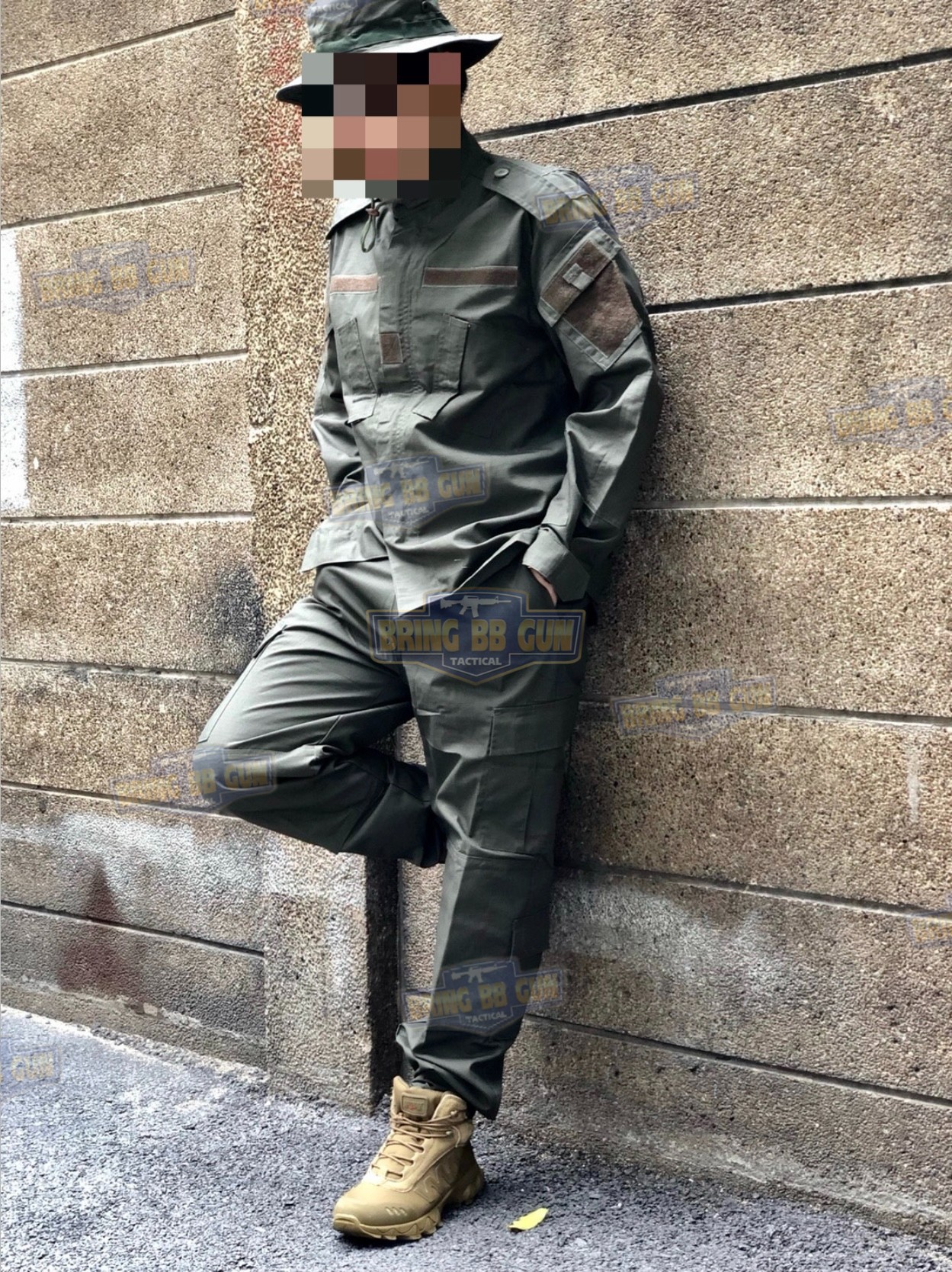 ชุดฝึกพราง (เสื้อ+กางเกง) (ชุด BDU) (Battle Dress Uniform) (ชุดเครื่องแบบลายพราง)