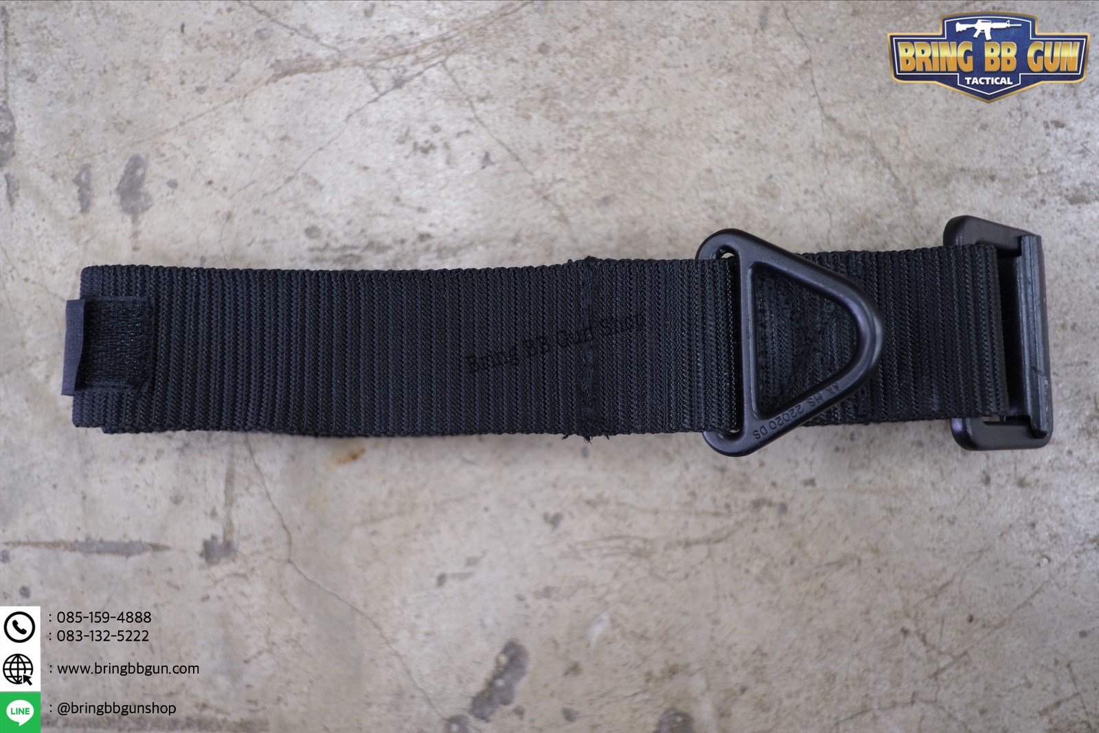 เข็มขัดหัวเหล็ก รุ่นผ้าหนา