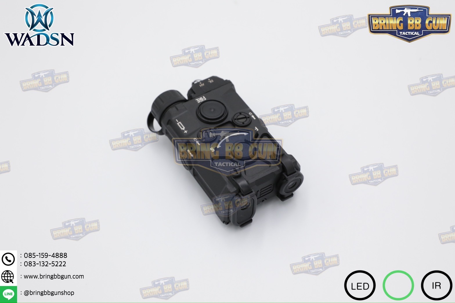 กล่อง Eo-tech OGL ยี่ห้อ WADSN รุ่น พลาสติก (เลเซอร์ชี้เป้าสีเขียว) (OGL) (EOTECH OGL) (ON-GUN-LASER)