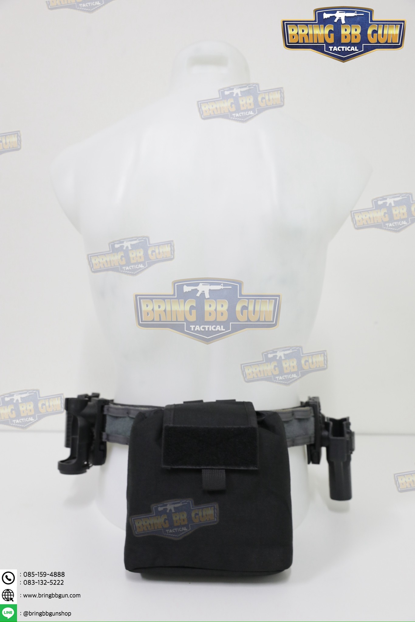 ถุงทิ้งแม็กกาซีนแบบพับได้ B01 (ถุงเก็บอุปกรณ์) (Tactical Storage Bag) (Folding Magazine Recycling Bags) (Drop Pouch) (Dump Pouch)