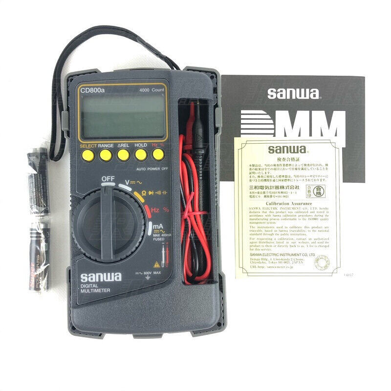 มัลติมิเตอร์ดิจิตอล มิเตอร์ SANWA | CD-800A SANWA | 06-06-0002