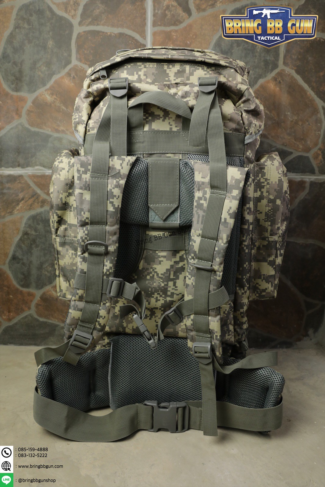 กระเป๋าเป้ รุ่นโครงเหล็ก