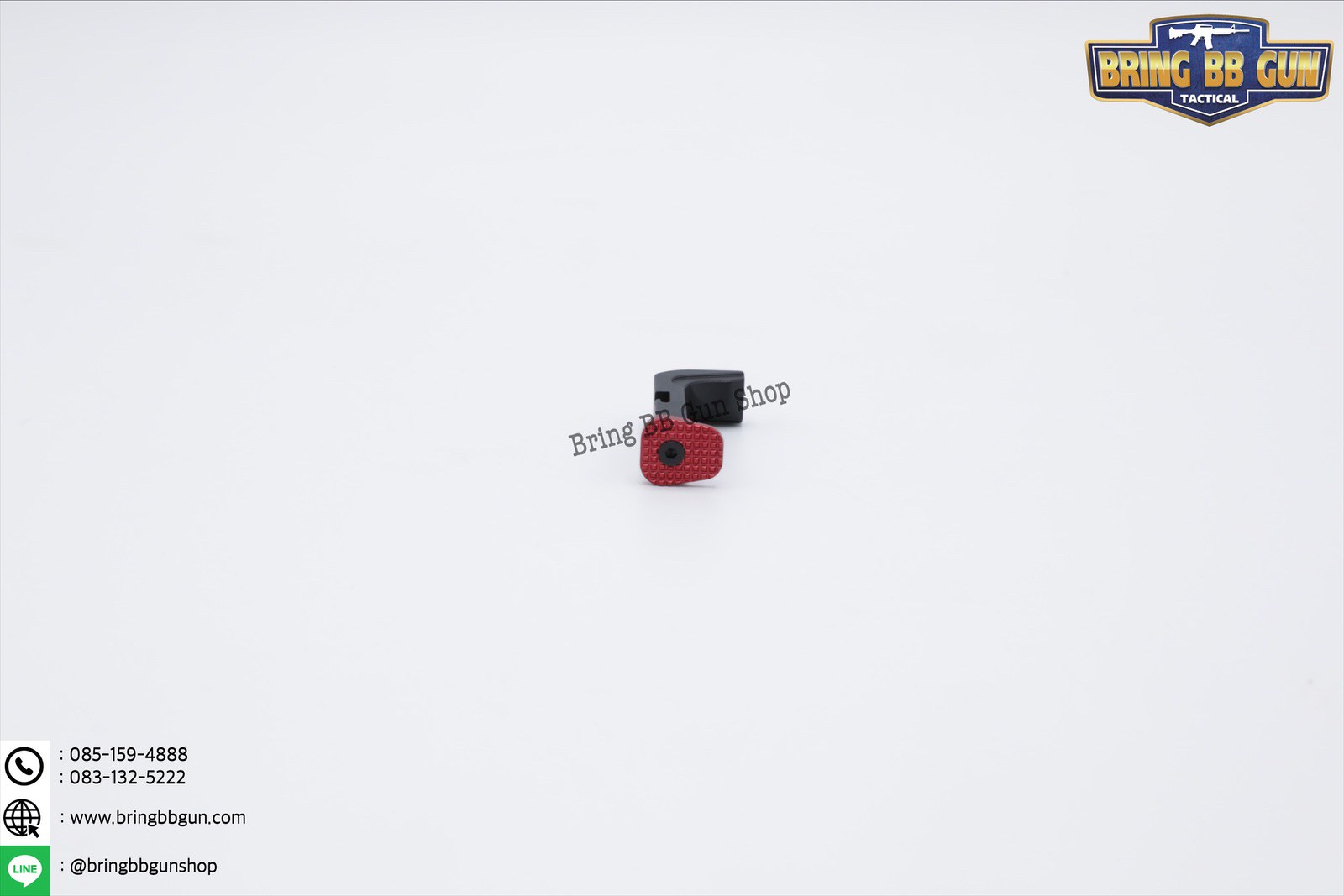 ปุ่มปลดแม็กกาซีน ปืนสั้นGlock งานอลูมิเนียม สำหรับปืนสั้น : Glock 17/18/19 (ยี่ห้อWE)