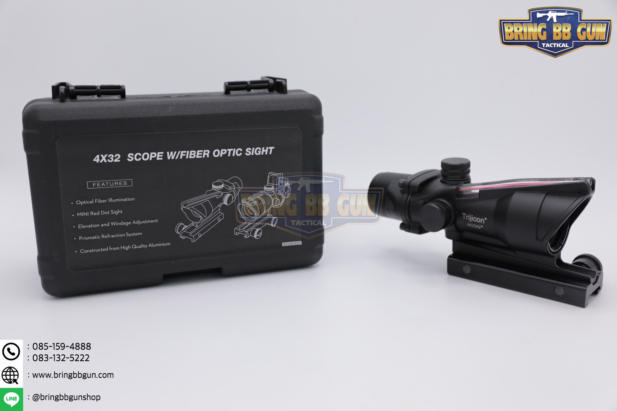 สโคป ยี่ห้อ Trijicon Acog TA31 รุ่น Optic Fiber 4*32