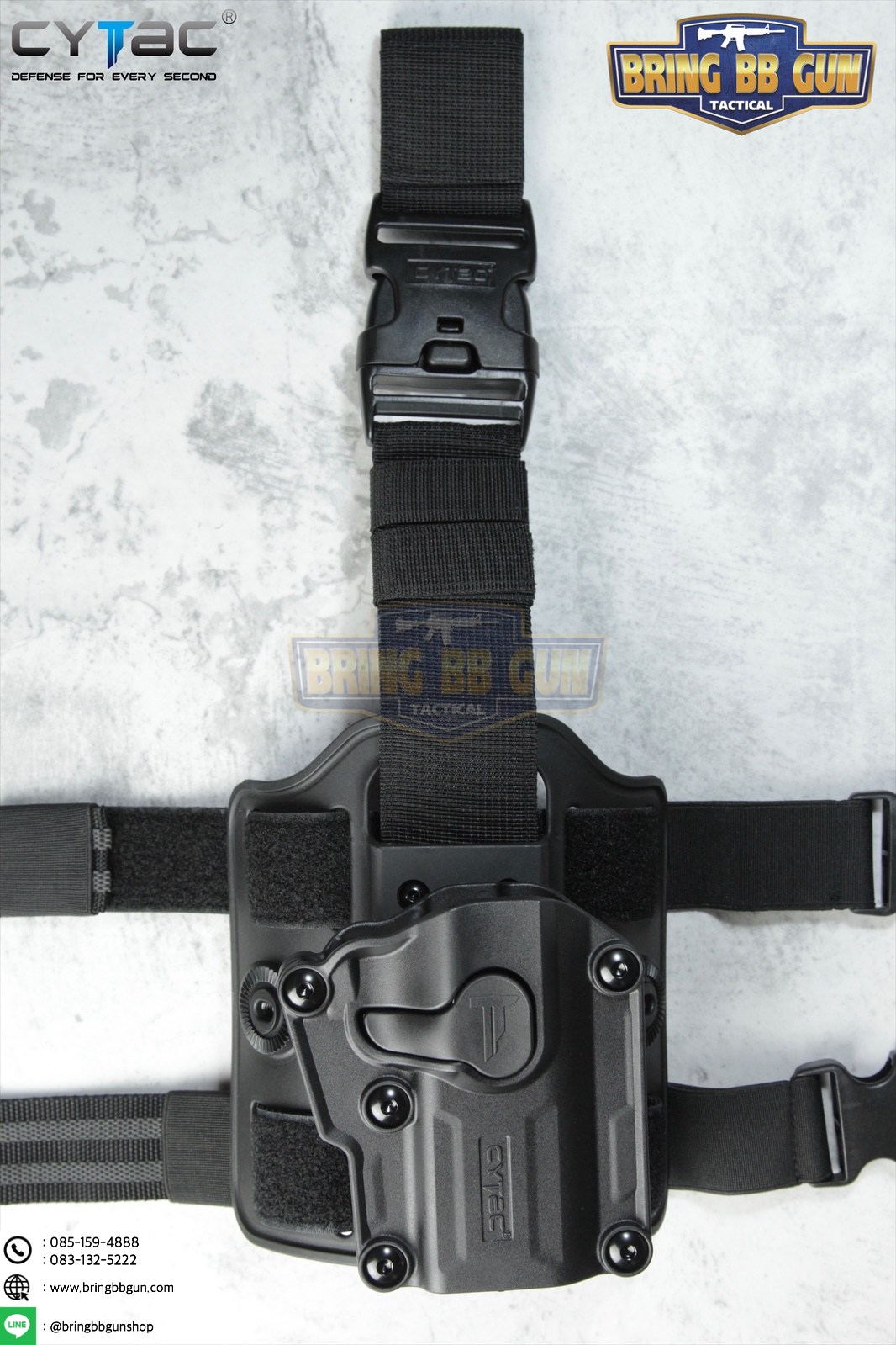 เพลทรัดต้นขา Cytac (Cytac Drop Leg Platform)