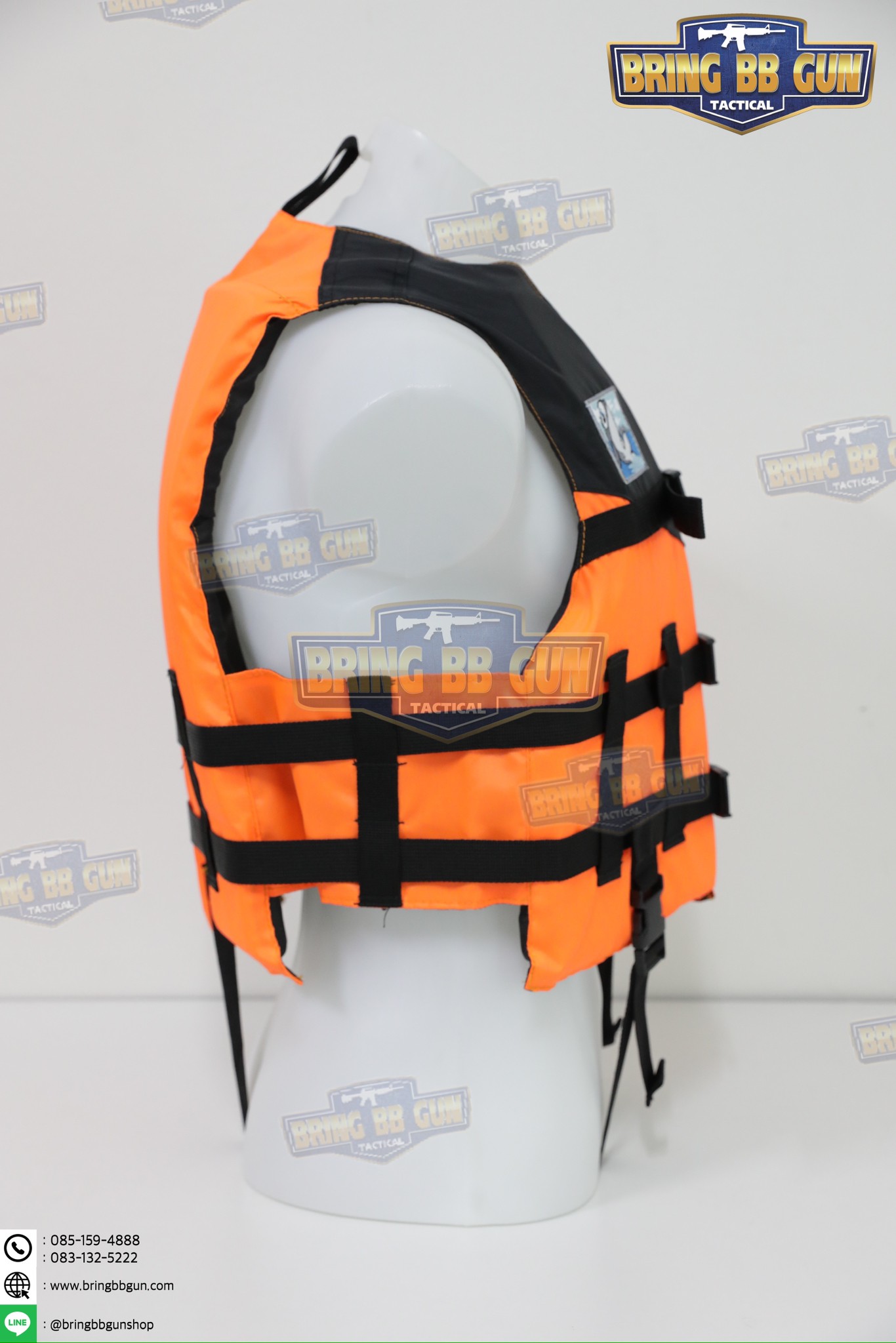 เสื้อชูชีพ ยี่ห้อ ปลาโลมา (เสื้อพยุงตัว) (เสื้อชูชีพ อุปกรณ์ช่วยชีวิต) (Life Jacket) (Life Vest)