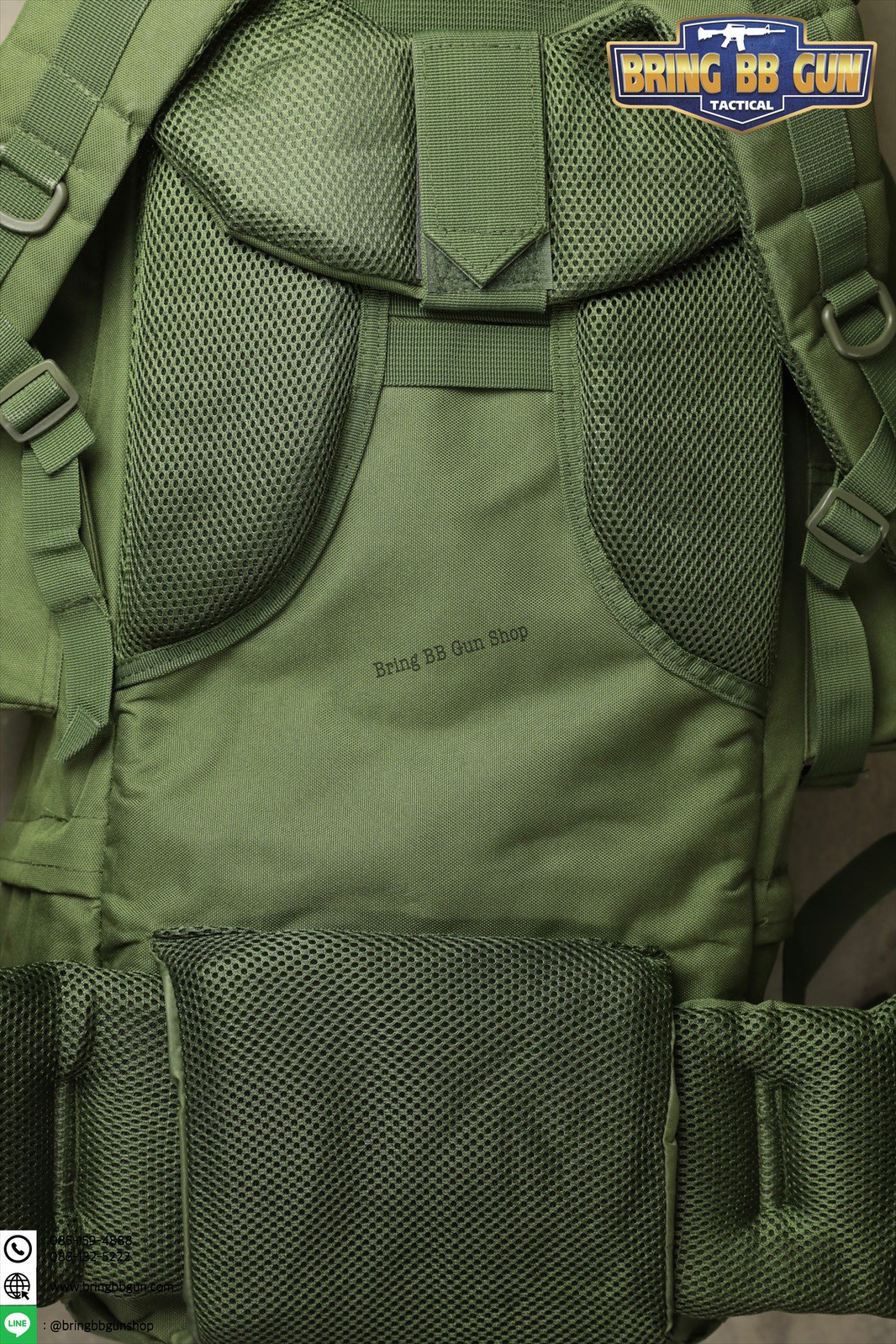 กระเป๋าเป้ รุ่นโครงเหล็ก