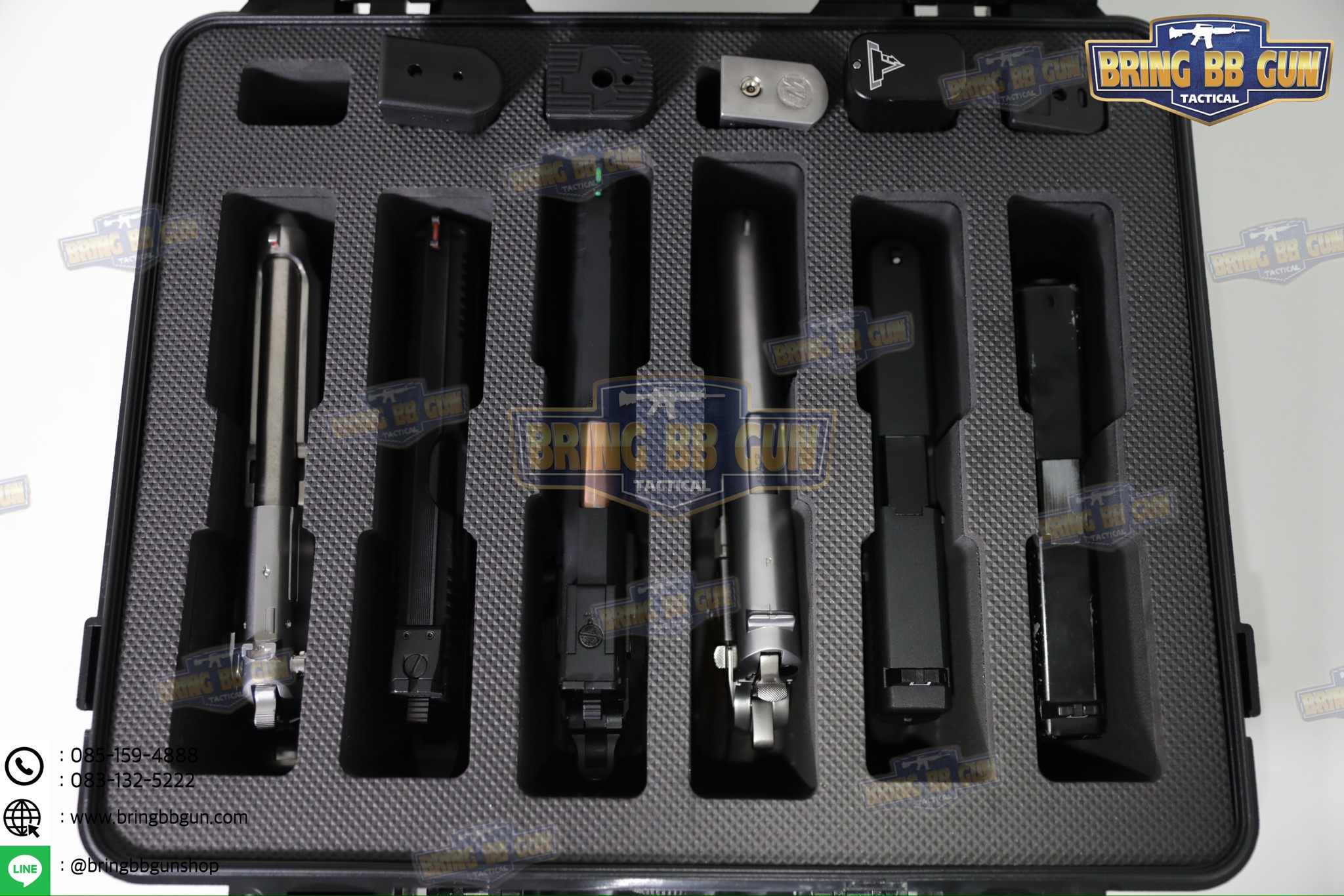 เคสกันกระแทก B8 (กล่องปืนสั้น B8) (Storage Box Built-in Sponge)