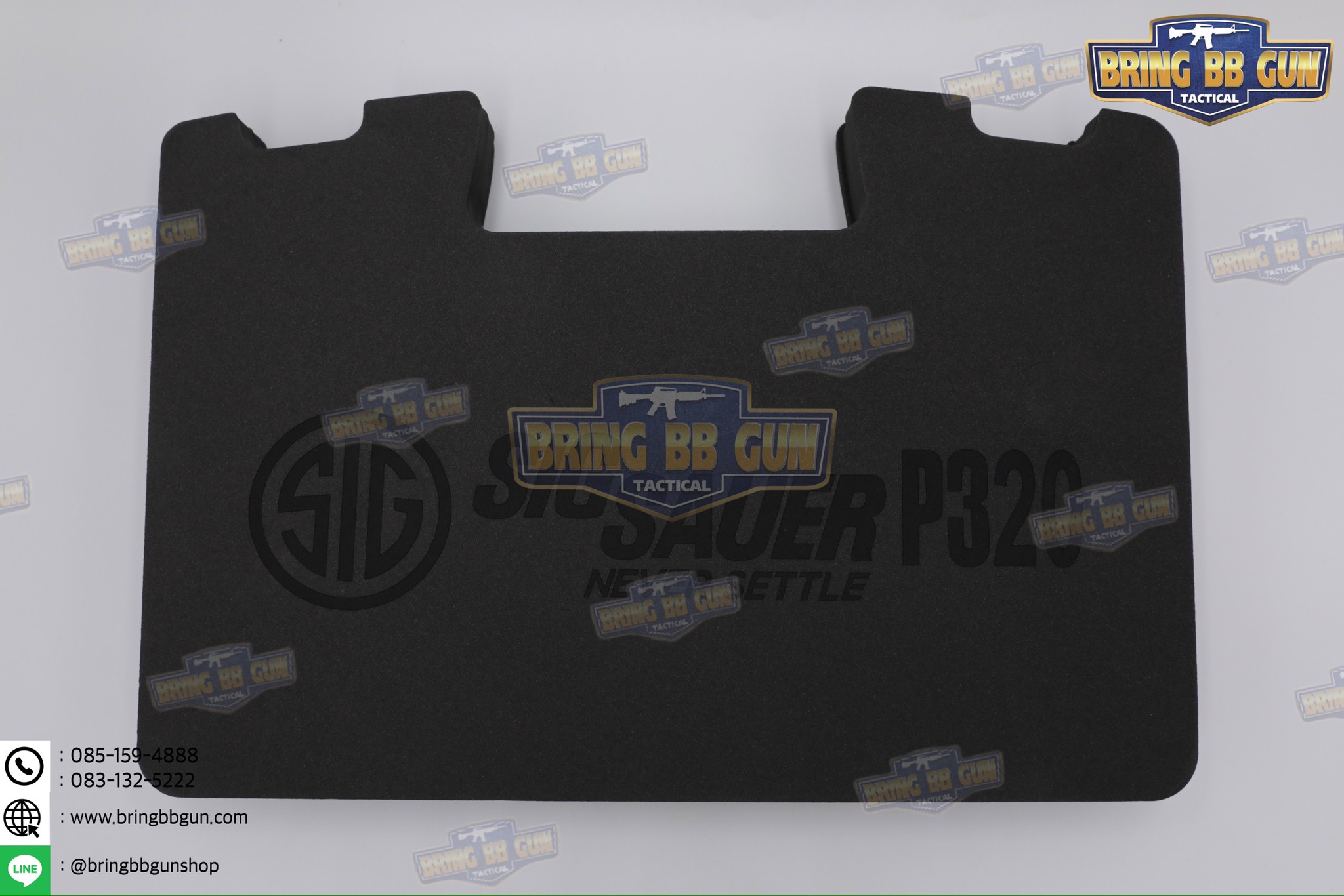 โฟม EVA ตัดเข้ารูปสำหรับกล่อง Glock / Sig Sauer (โฟม EVA ตัดเข้ารูปกันกระแทรก)