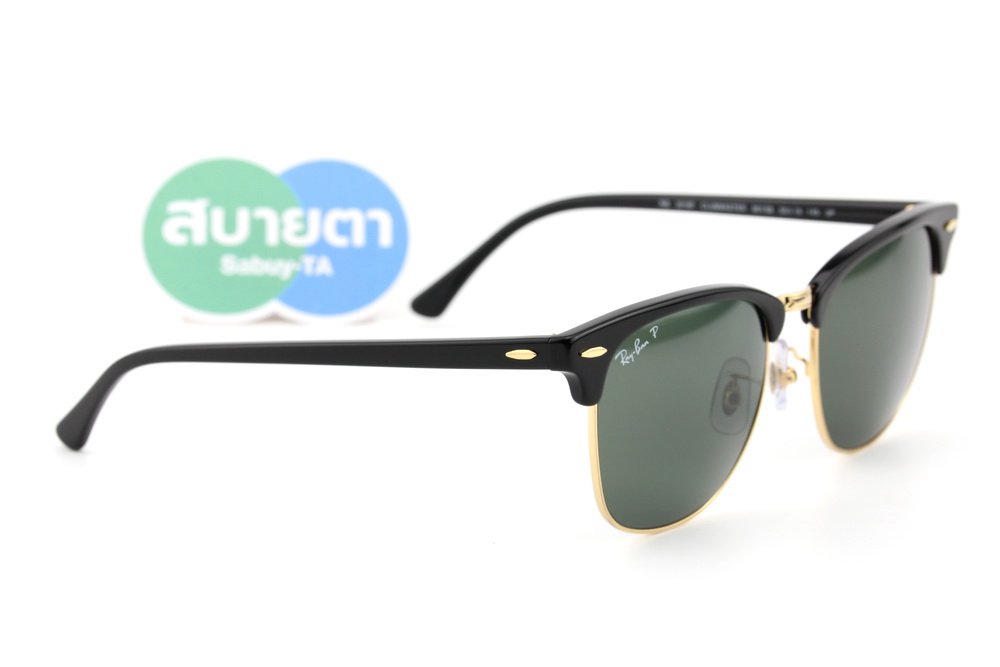 RayBan Clubmaster RB3016F 901/58 Polarized Lens