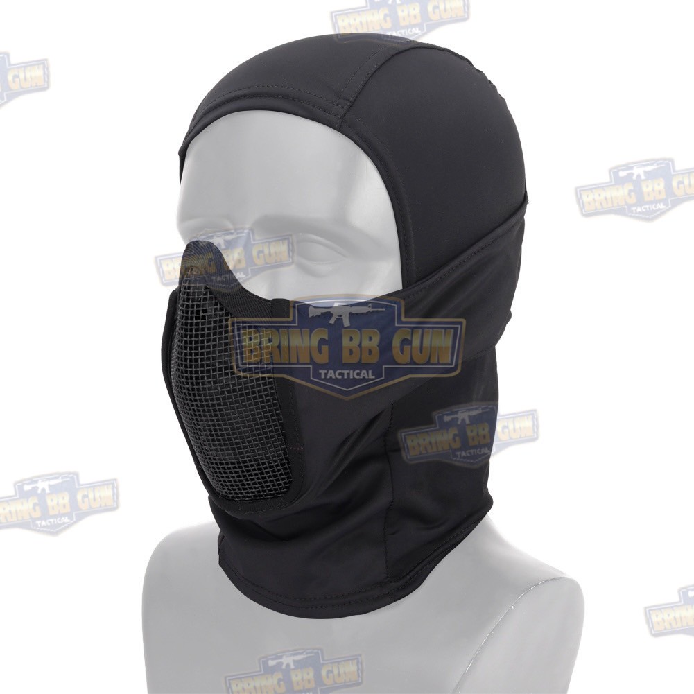 โม่ง+ตระแกรงเหล็กกันปาก (Tactical Headgear)