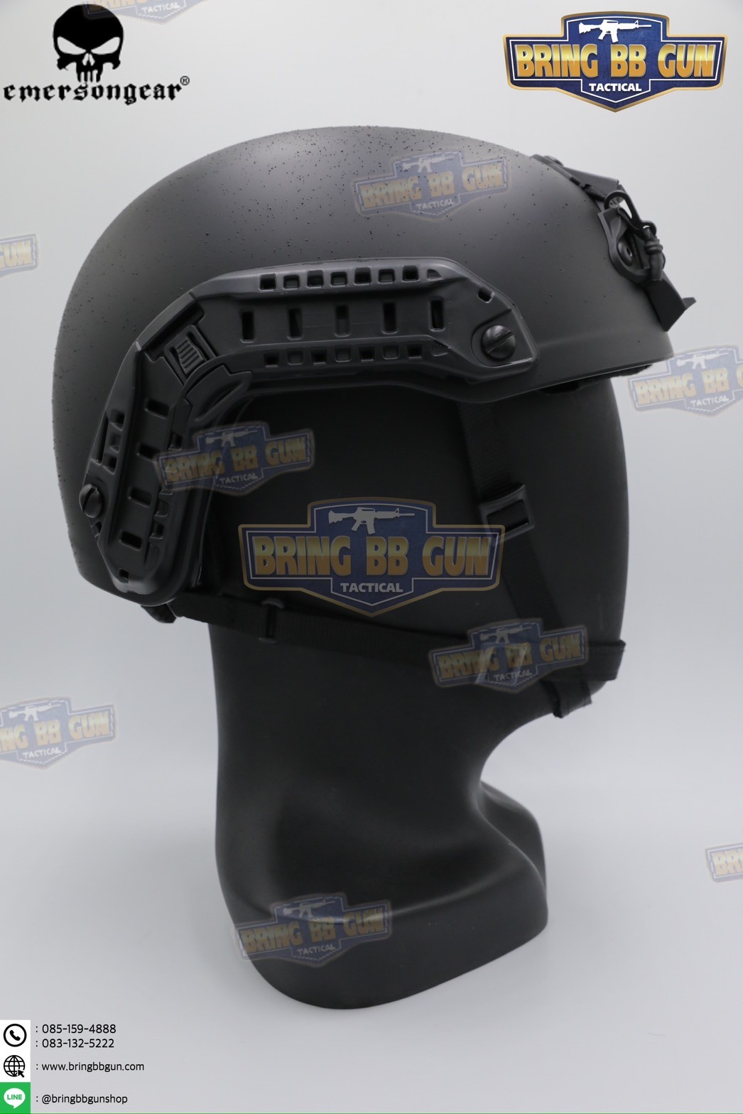 หมวก FAST SF SUPER HIGH CUT ยี่ห้อ Emerson (Emersongear Fast SF Super High Cut Tactical Helmet) (Ultra High Cut) (Super High Cut) (Tactical Helmet) (OPS-C)