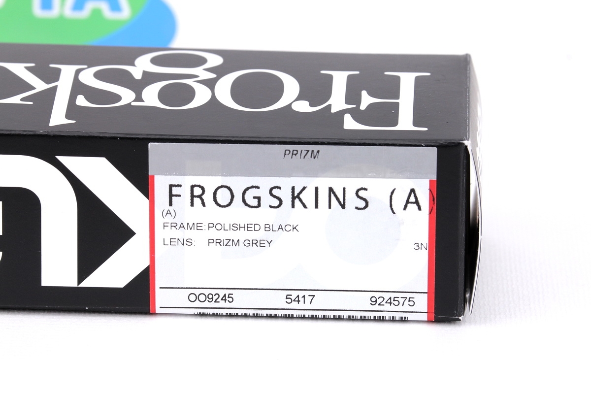 Oakley Frogskins Polished Black/Prizm Grey SKU#OO9245-75 (Asian Fit)