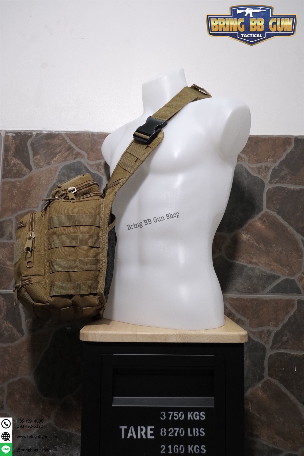 กระเป๋าสะพายข้าง-คาดอก รุ่น 6008 (สะพายกล้อง 6008)