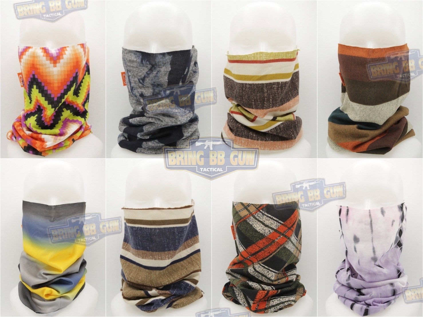 ผ้าบัฟ เนื้อCotton 100% ยี่ห้อ GZL (ผ้าอเนกประสงค์ กันแดด กันฝุ่น)