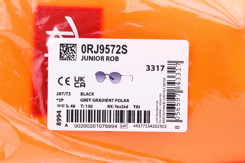 RayBan Junior Rob RJ9572S 287/T3 Polarized Lens