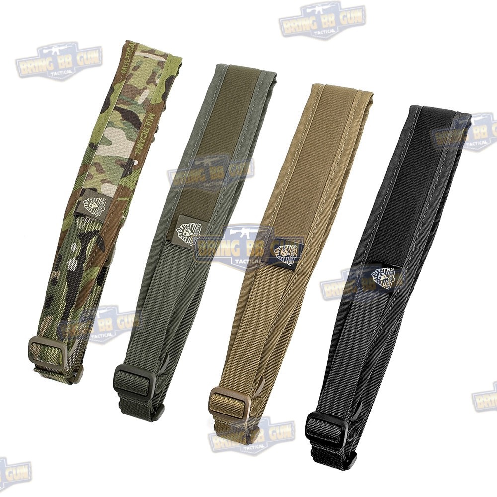 สายสะพายปืน ทรง Ferro (สายสะพายปืนยุทธวิธี 2 จุด) (Padded Sling) (The Slingster) (Adjustable dual point tactical function rope)