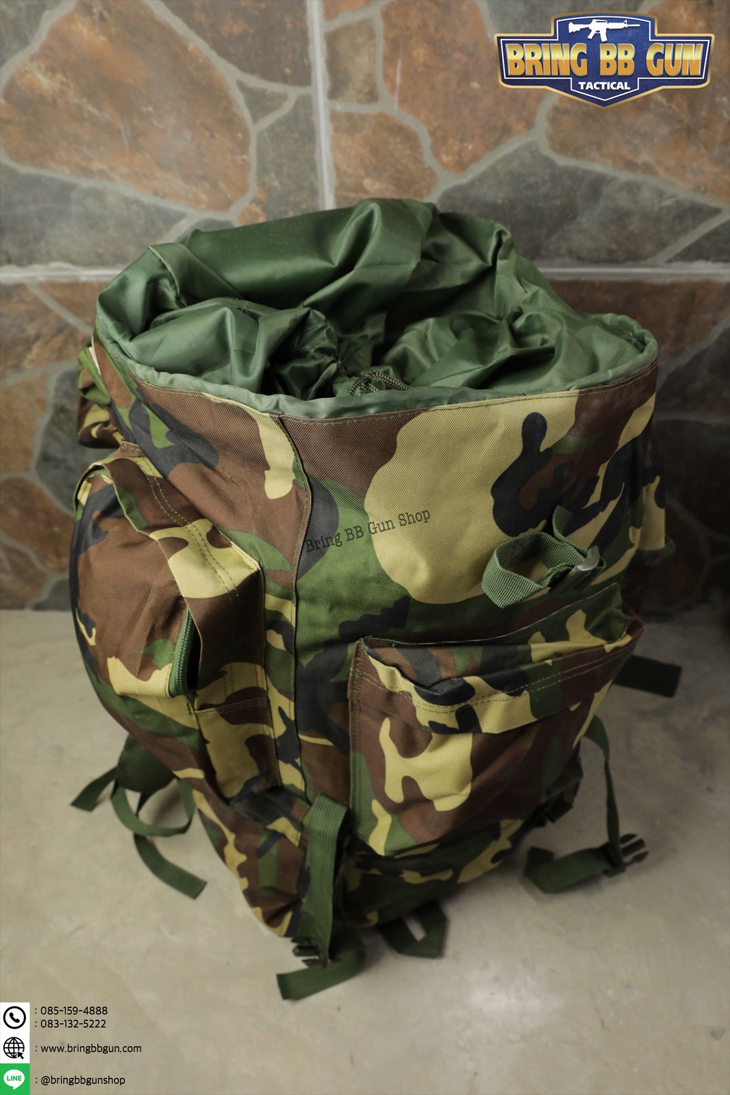 กระเป๋าเป้ รุ่นโครงเหล็ก