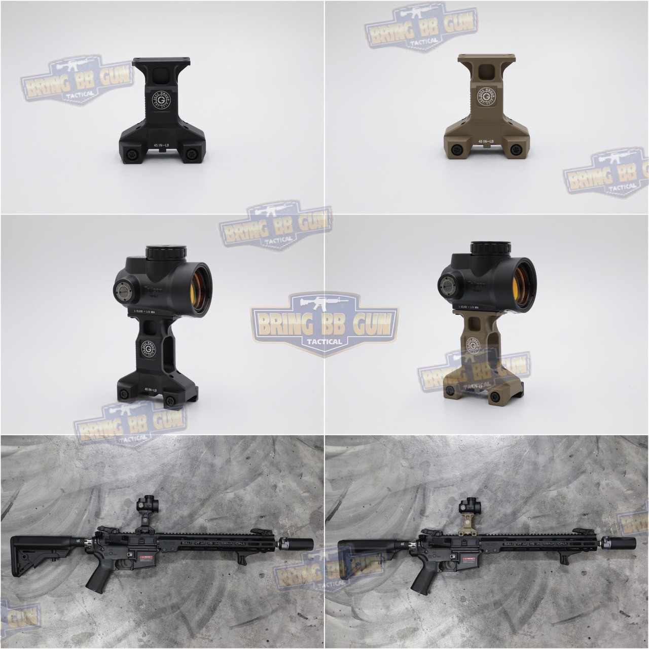 ขายกดอทสูง GBRS Lerna สำหรับดอท MRO (GBRS Group Lerna Mount Kit for Trijicon)