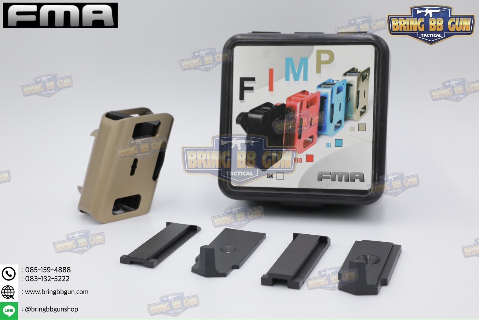 IPSC CNC Aluminum Magazine Pouch ยี่ห้อ FMA (ซองแม็กกาซีน IPSC Race Master) (บอดี้อลูมิเนียม) (Double A) (DAA)