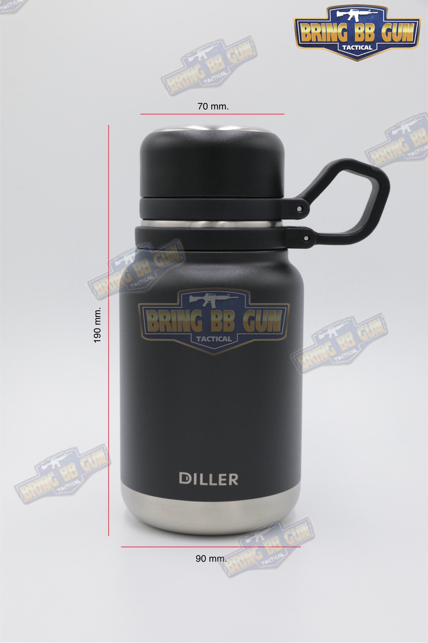 Diller ขวดน้ำสแตนเลส ขนาด 600ml รุ่น B01 (กระติกน้ำสแตนเลส เก็บอุณหภูมิ) (Stainless Steel Bottle) (Stainless Steel Vacuum Cup)