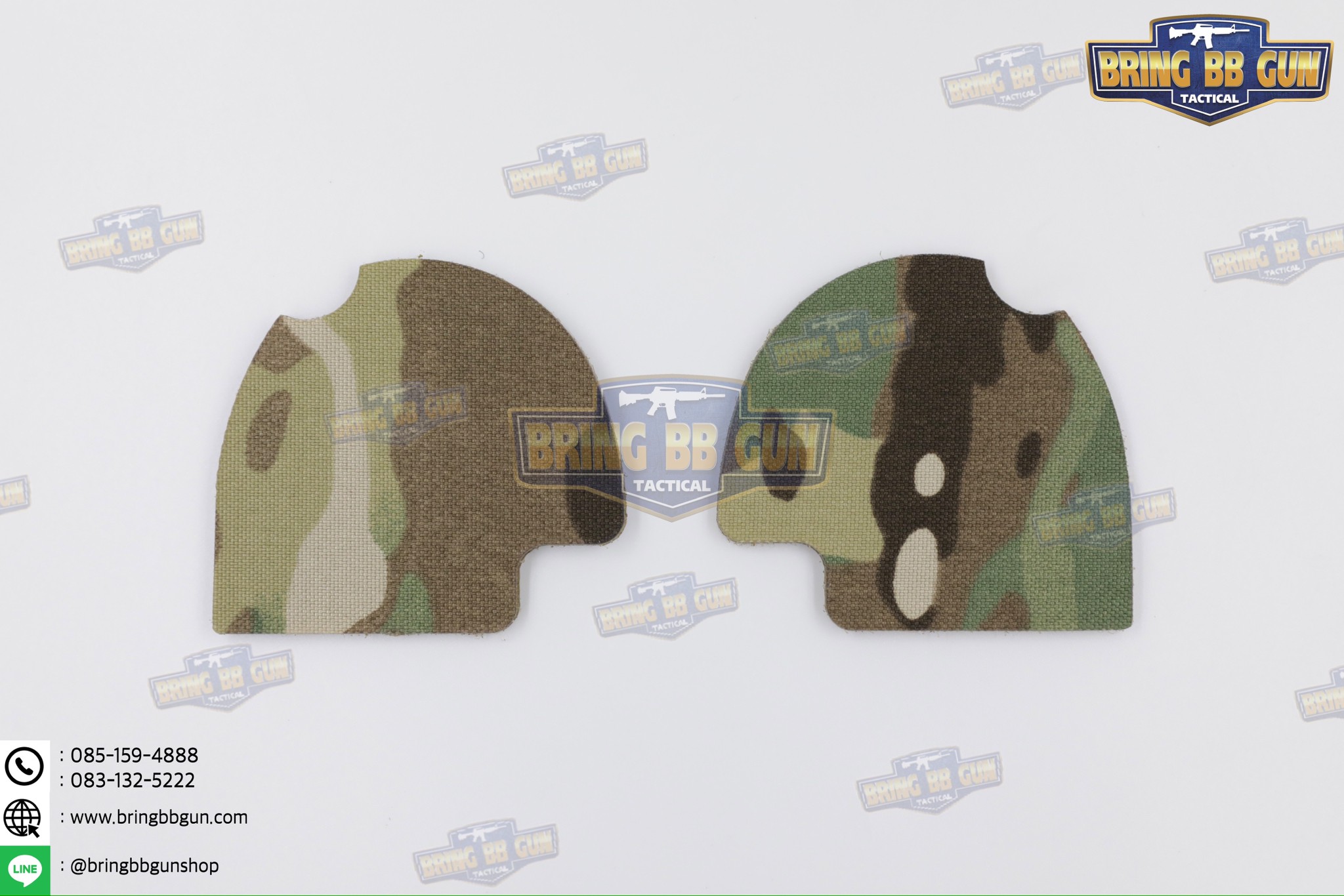 สติ๊กเกอร์ตีนตุ๊กแกลายพรางติดหูฟัง Comtac III (Comtac III Camp Skin Set) (Velcro For Headphone)