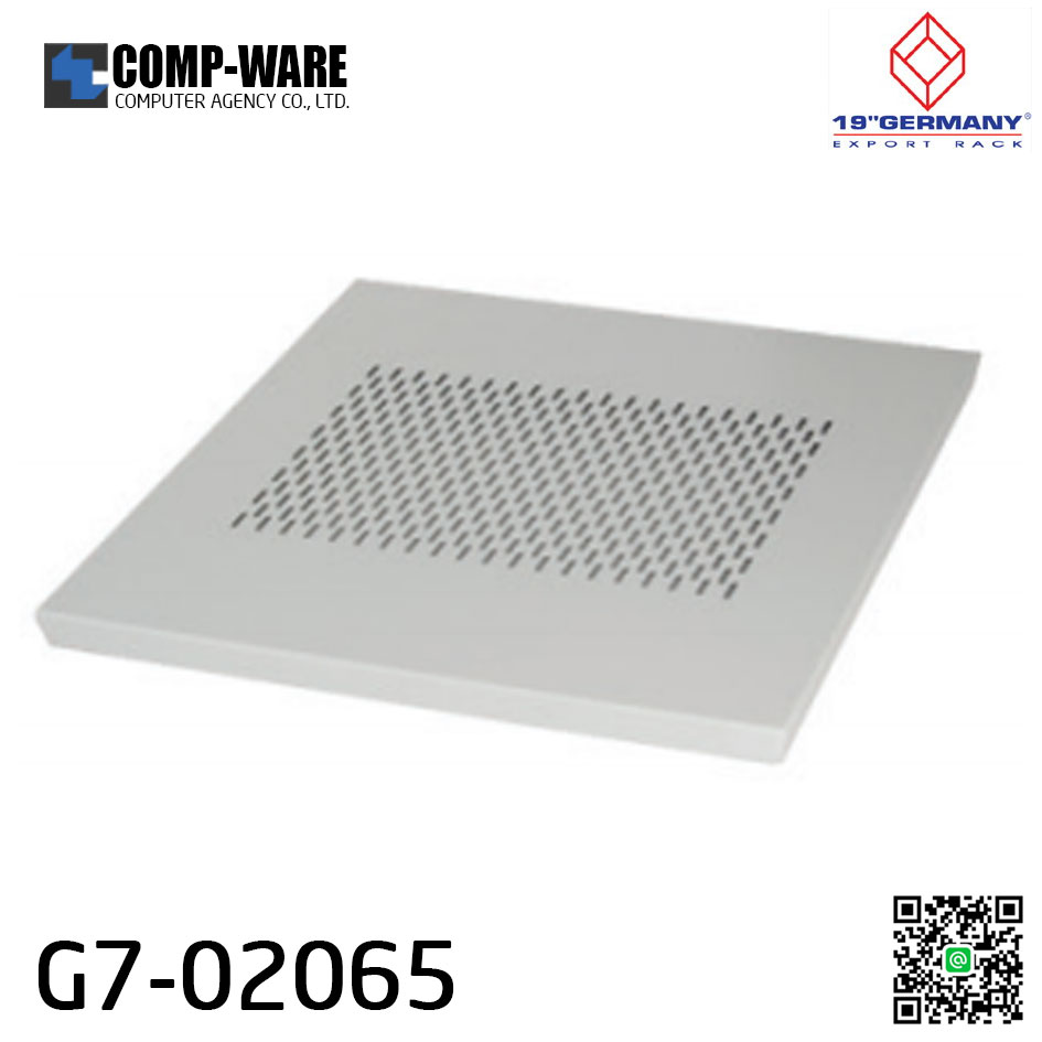 19" Germany Rack Accessories G7-02065 FIX COMPONENT SHELF Deep 65 cm. for RACK 80 cm. (ถาดยึดน็อต 4 ด้าน)