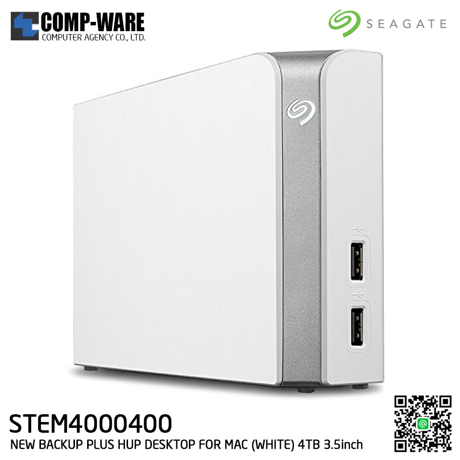 Seagate 4TB External Storage Hard Drives for Mac 3.5inch USB 3.0 - STEM4000400
