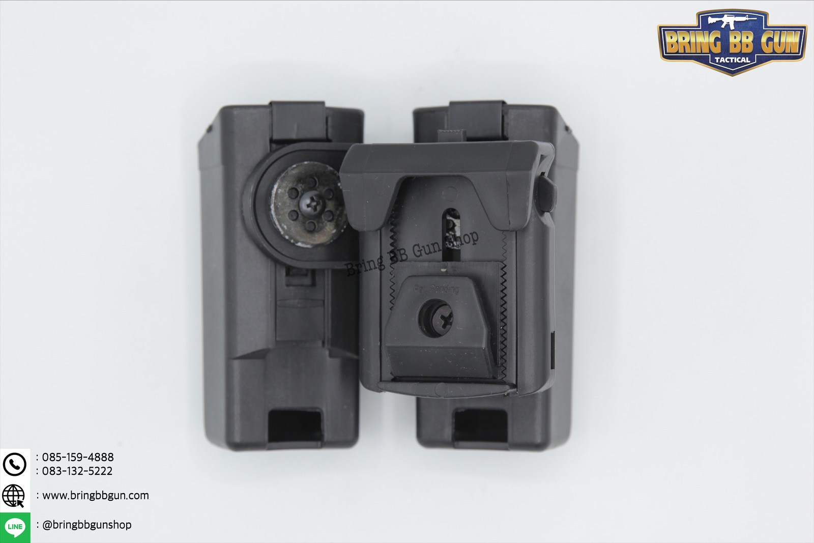 ซองแม็กกาซีนคู่พกนอก ยี่ห้อ VA รุ่น 9mm. สำหรับแม็กกาซีน : 9mm.แถวคู่