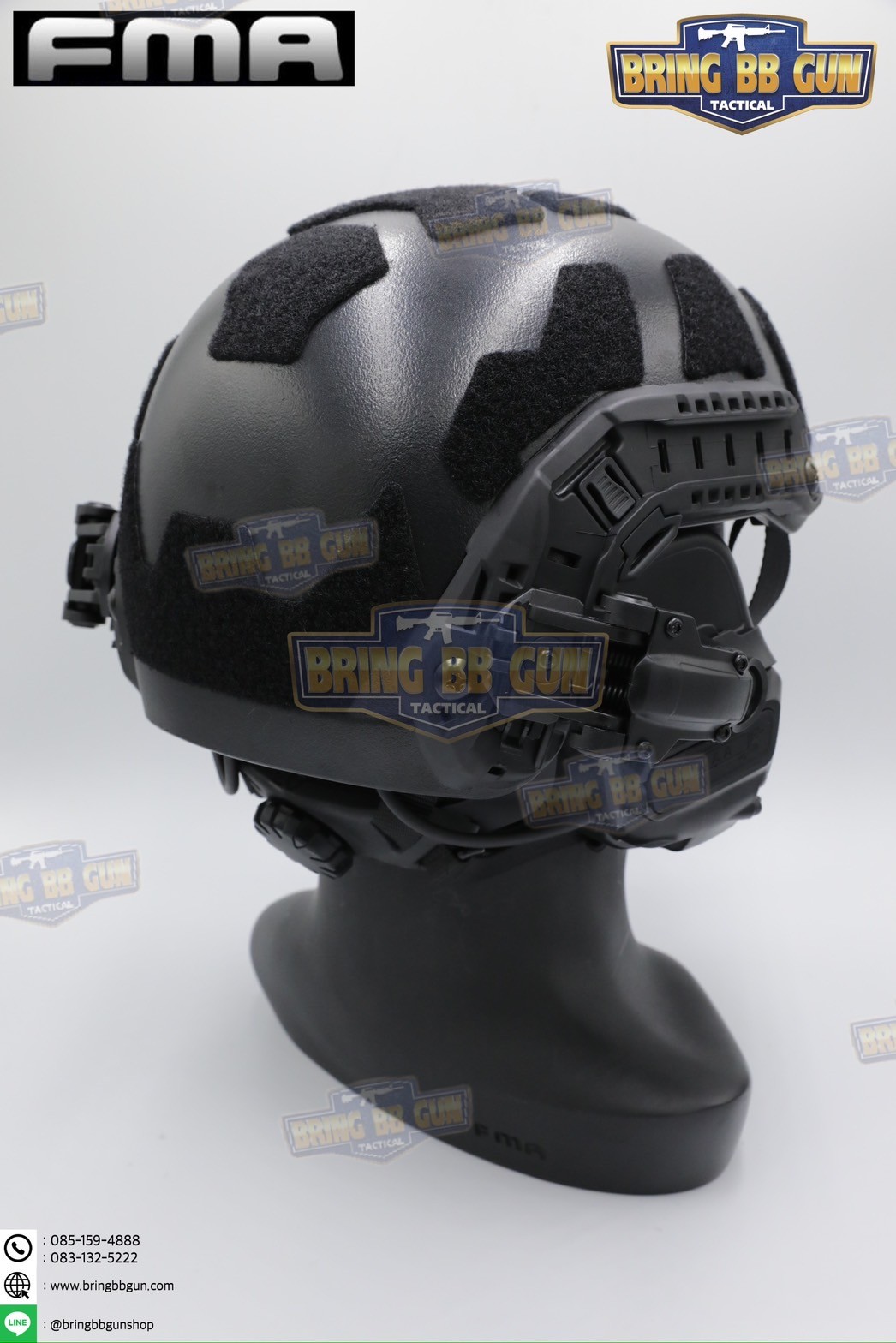 หูฟังสื่อสารตัดเสียงได้ FCS Falcon ยี่ห้อ FMA (FCS Falcon Ears Tactical Communication Headset)