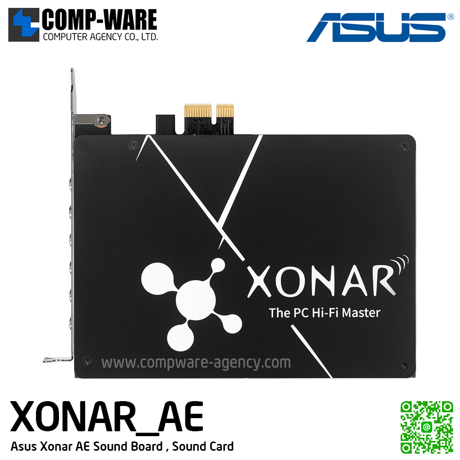 Asus Xonar AE 7.1 Sound Board (Sound Card) PCI-Express รับประกัน 3 ปี