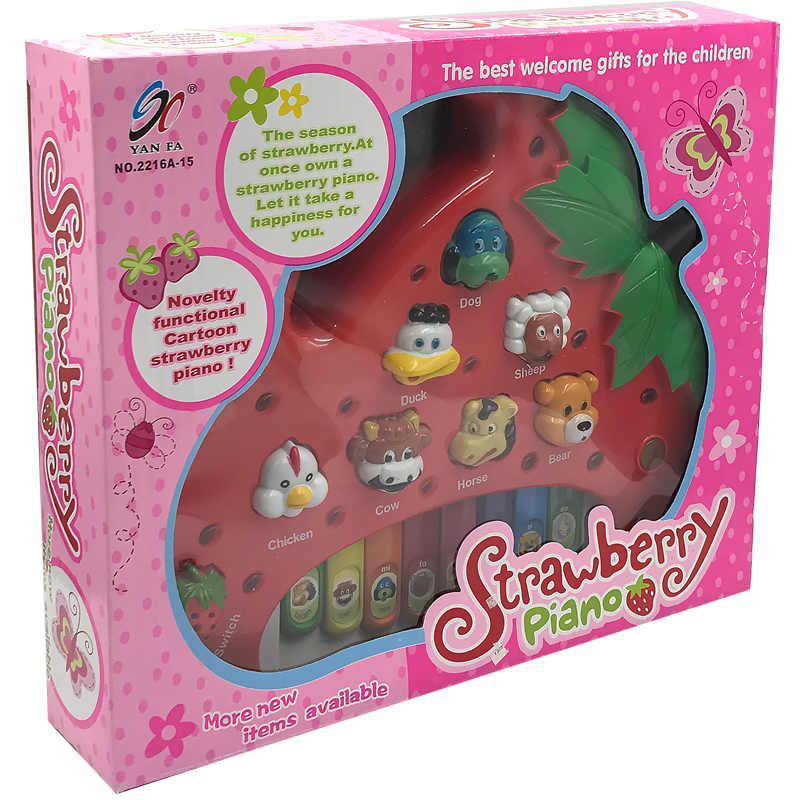เปียโนสตรอเบอรี่โดเรมี ของเล่นเด็ก ของเล่นเสริมพัฒนาการ T001-AL004469B0 - 6267993348203