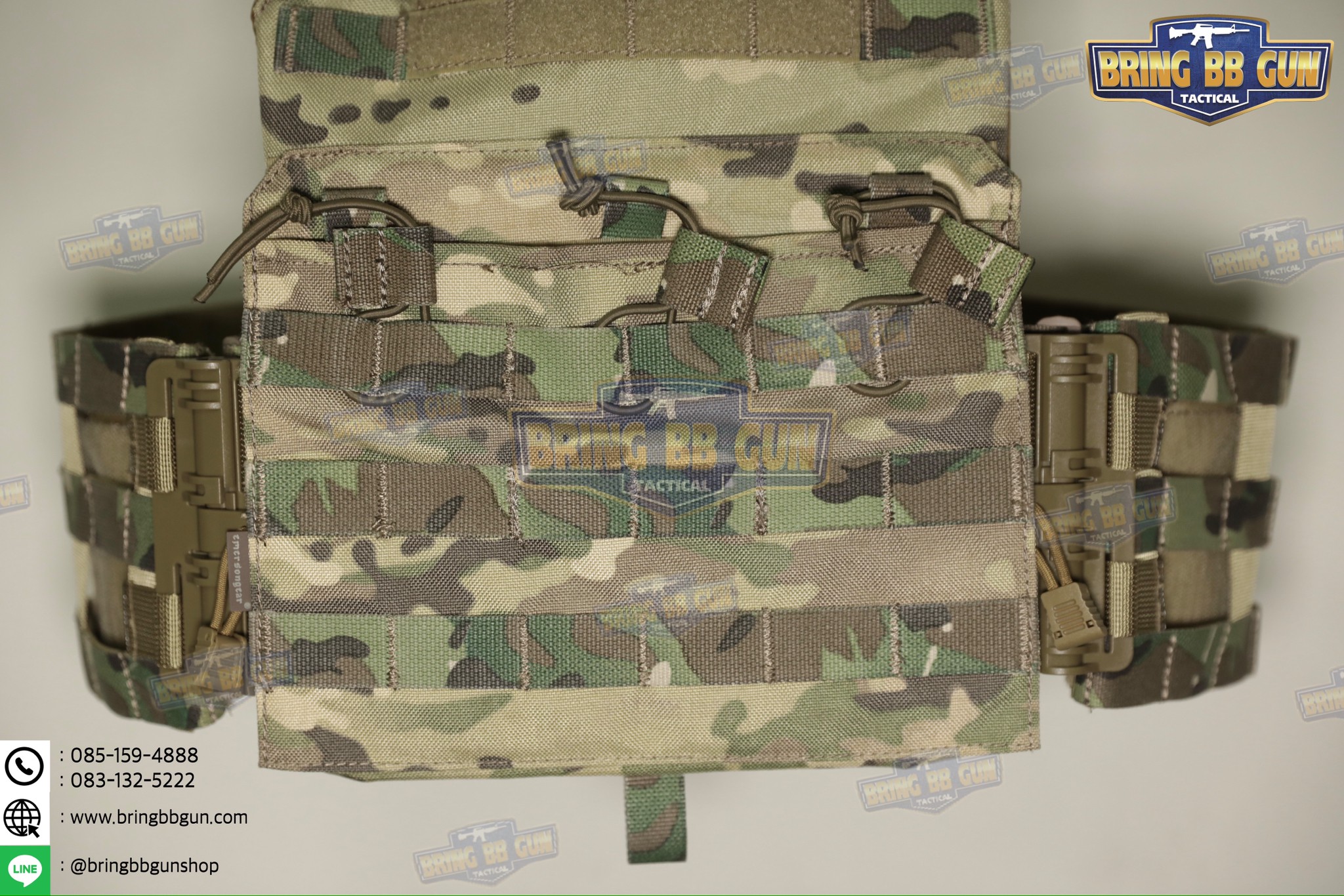 ชุดเซ็ตปลดเสื้อเกราะไว (ชุดปลดไวเสื้อเวส QR1) (Molle Quick Release Buckle Set)