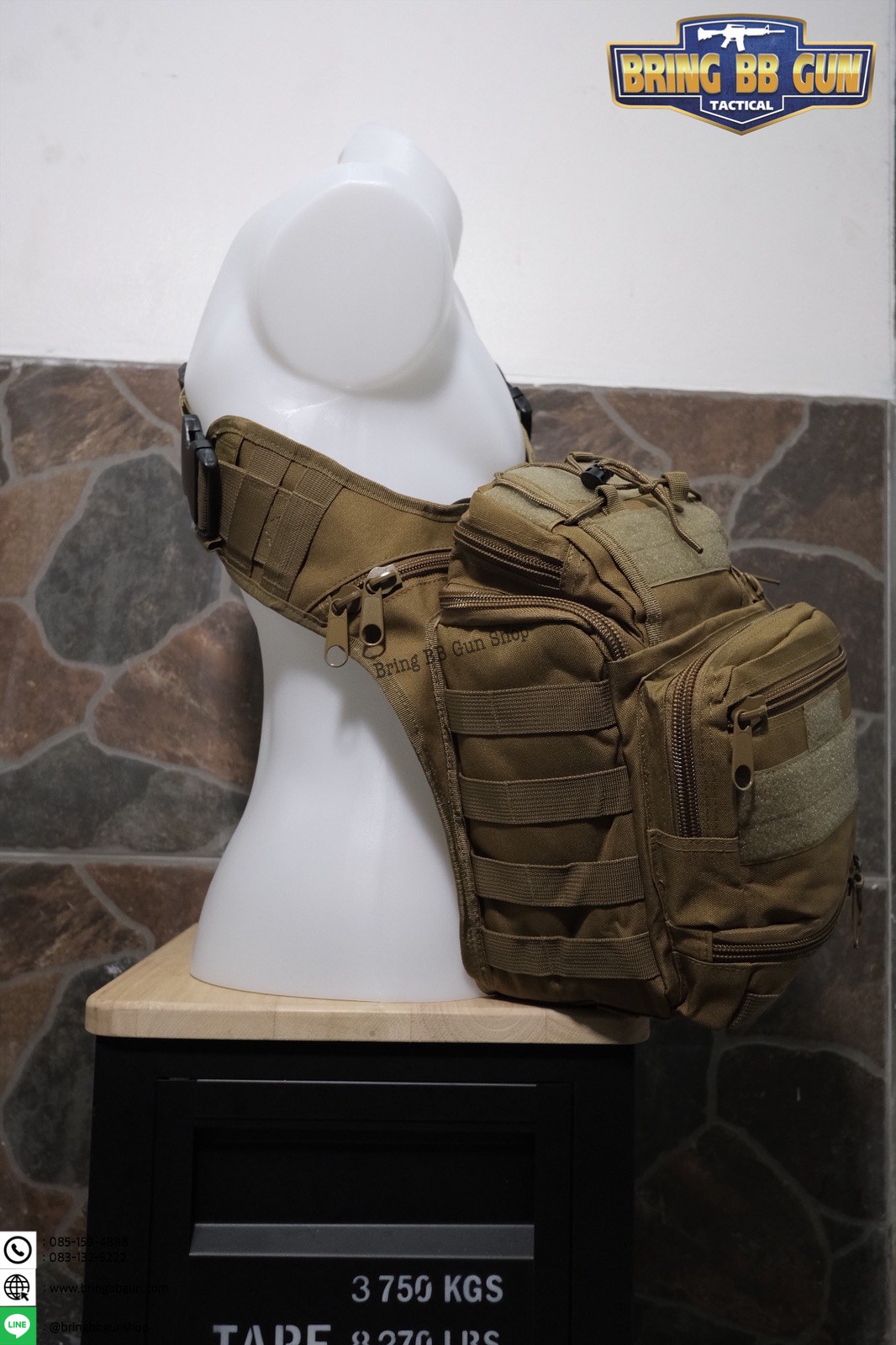 กระเป๋าสะพายข้าง-คาดอก รุ่น 6008 (สะพายกล้อง 6008)