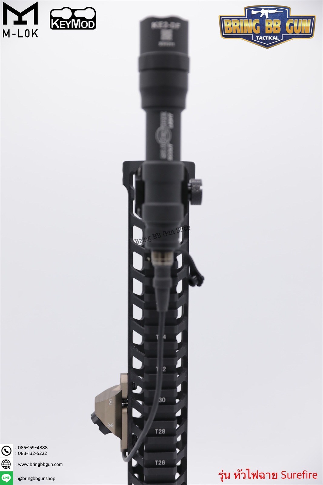 สวิตช์หางหนู ยี่ห้อ Unity (Hot Button) รุ่น ราง M-Lok และ Keymod