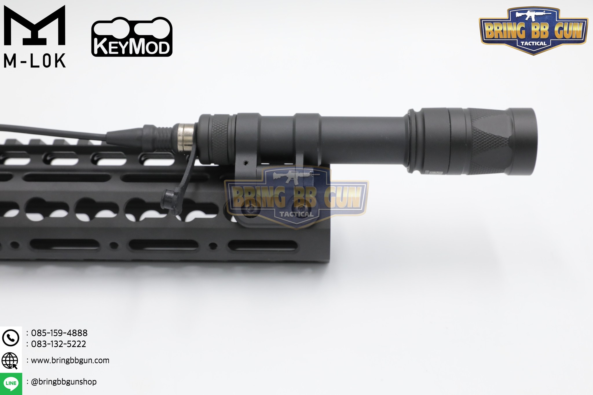 ไฟฉายติดปืน ยี่ห้อ Surefire รุ่น M640W (ขาปรับองศาได้) (มีโหมดไฟกระพริบ)
