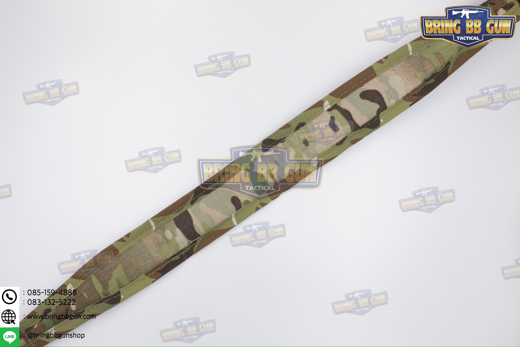 สายสะพายปืน ทรง Ferro (สายสะพายปืนยุทธวิธี 2 จุด) (Padded Sling) (The Slingster) (Adjustable dual point tactical function rope)