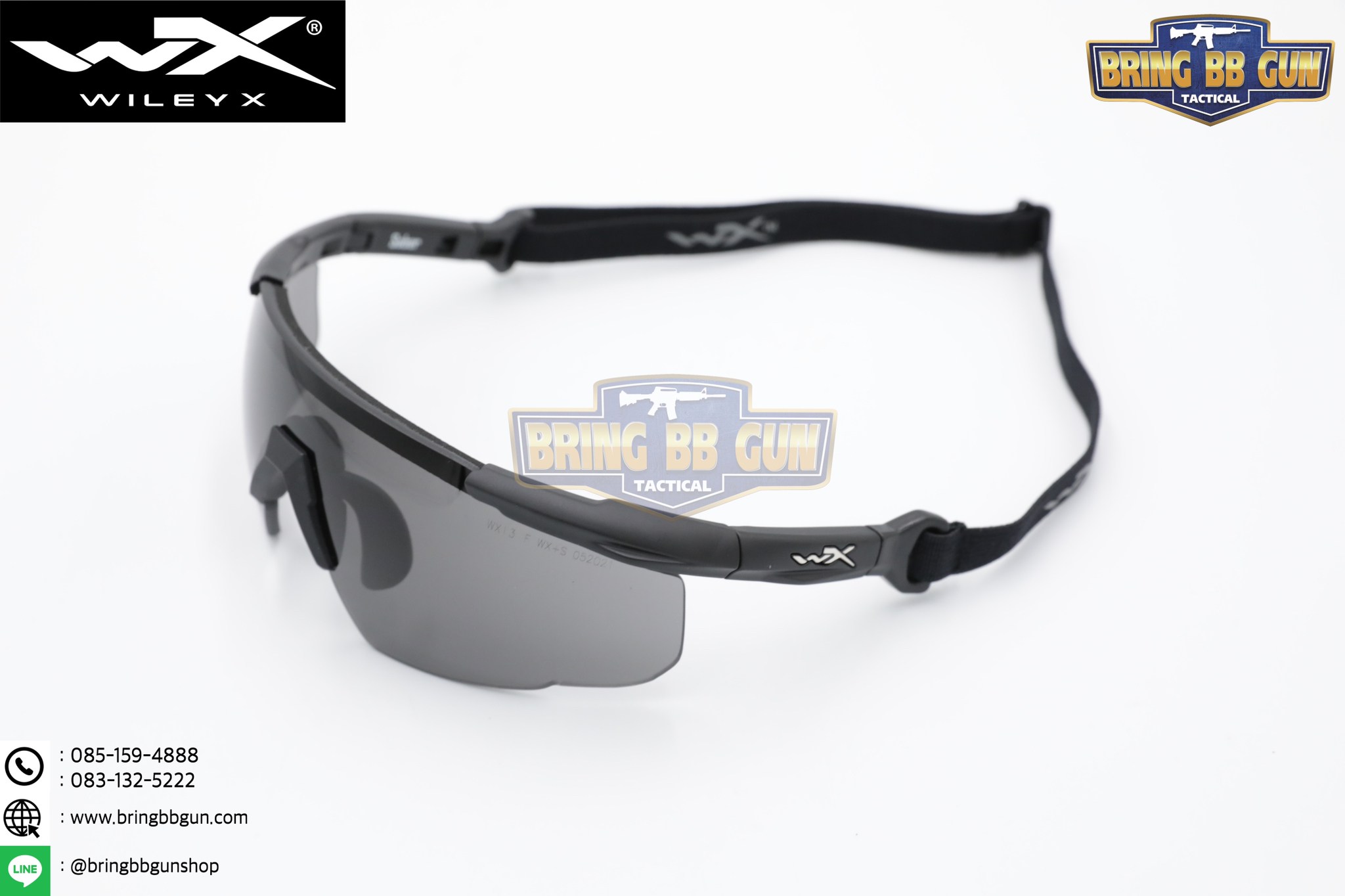 แว่นตากันแดด (แว่นตากันสะเก็ต) ยี่ห้อ WileyX รุ่น Saber Advanced 1Lens (WileyX Saber Advanced)