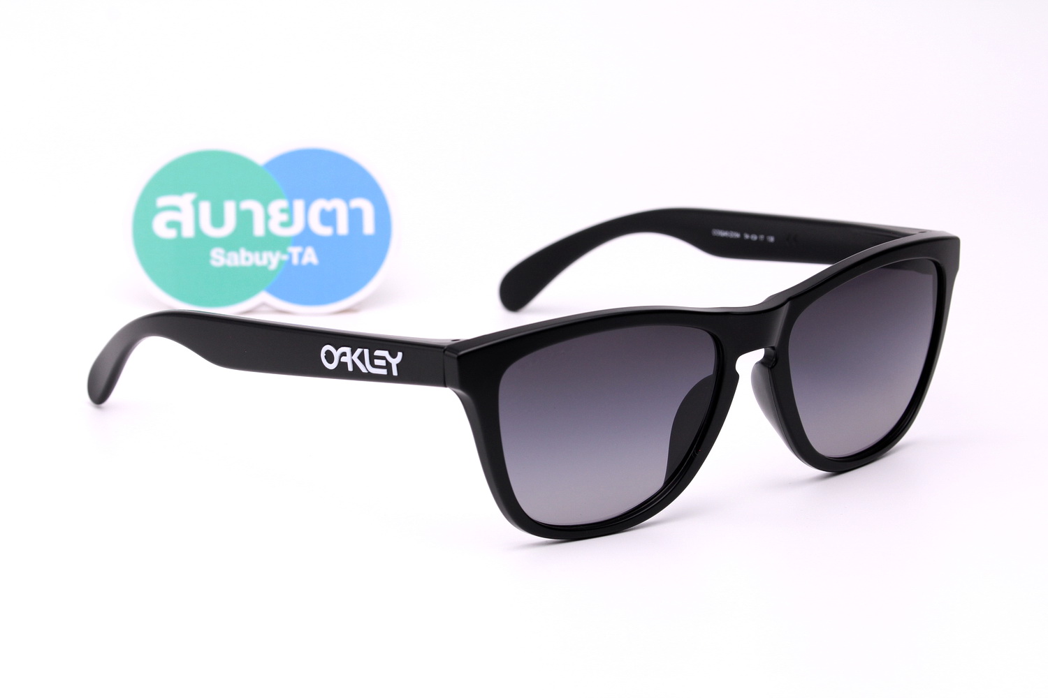 Oakley Frogskins Matte Black/Prizm Grey Gradient SKU#OO9245-D0 (ASIA FIT)